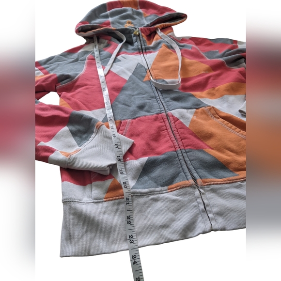 ARITZIA TNA thick full zip hoodie graphic pattern size small - Picture 4 of 8